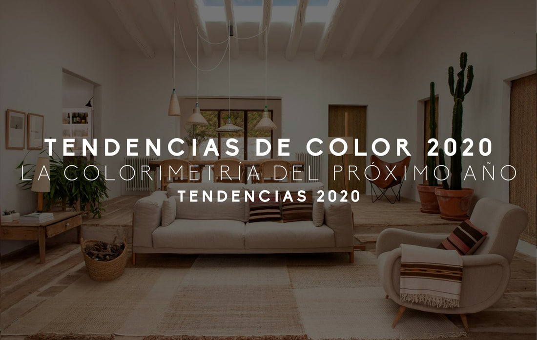 Tendencias de color 2020