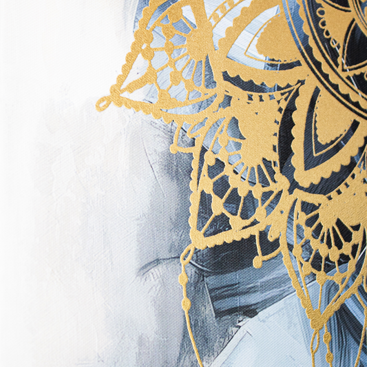 Cuadro Mujer Mirada con Turbante