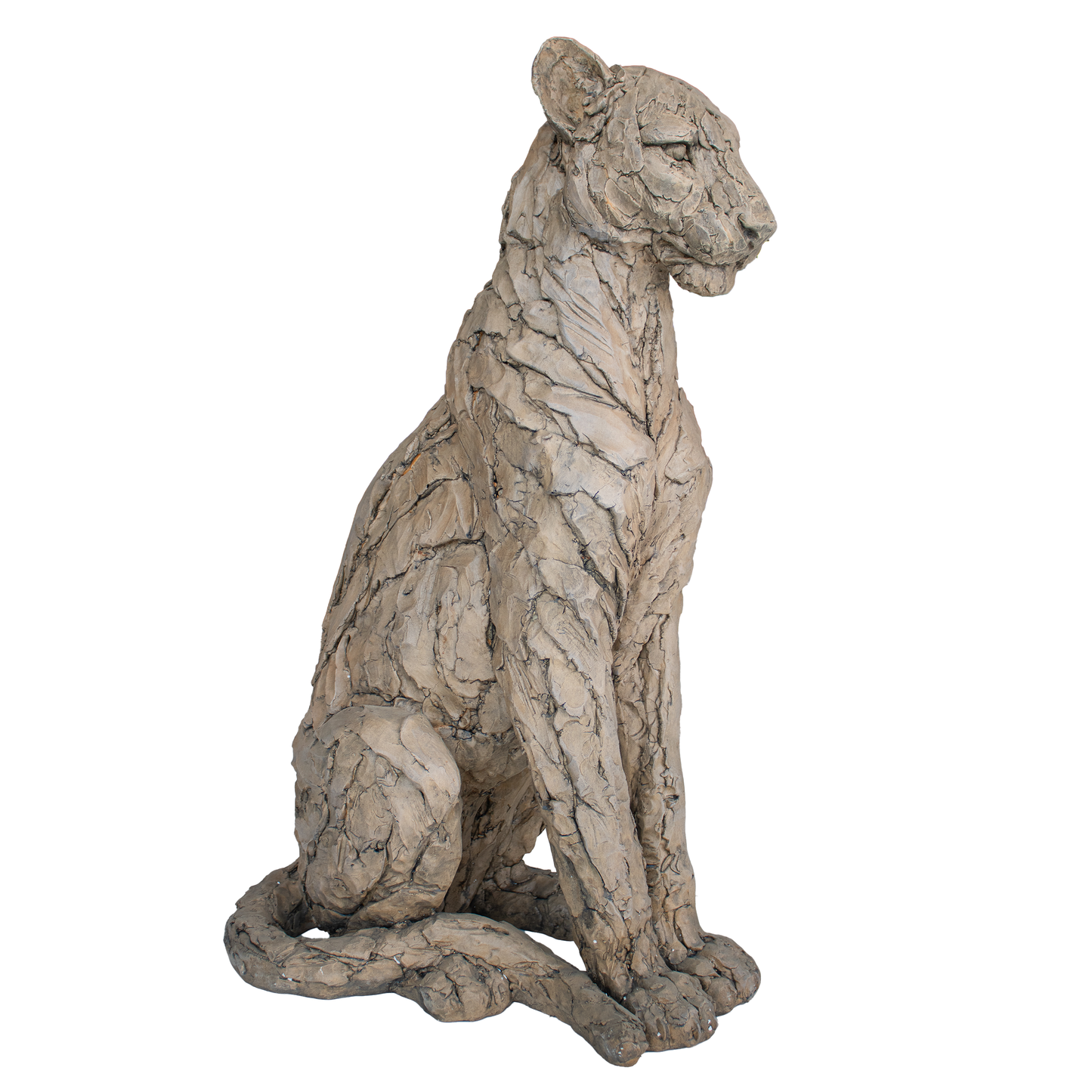 Escultura Leopardo Madera